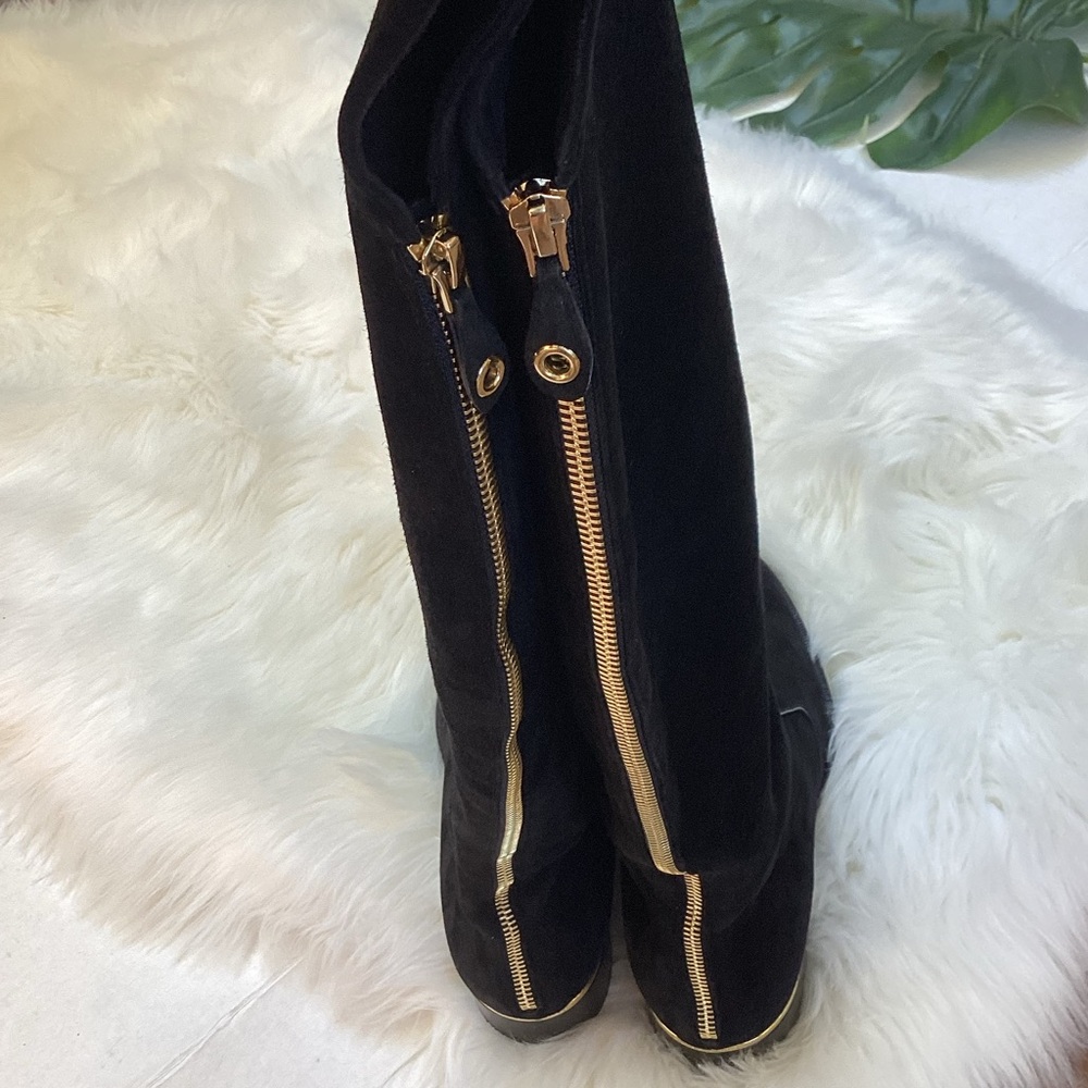 Louis Vuitton Black Over the Knee Boots - Picture 10 of 16